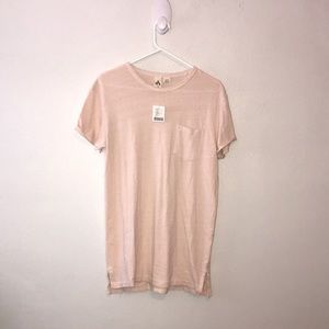 urban outfitters pink t-shirt dress sz S